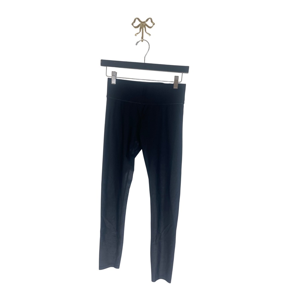 Carbon38 Takara High Rise Glossy Liquid Shine Leggings Black Small